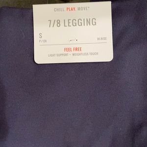 Aerie brand  7/8 leggings in Navy, Small